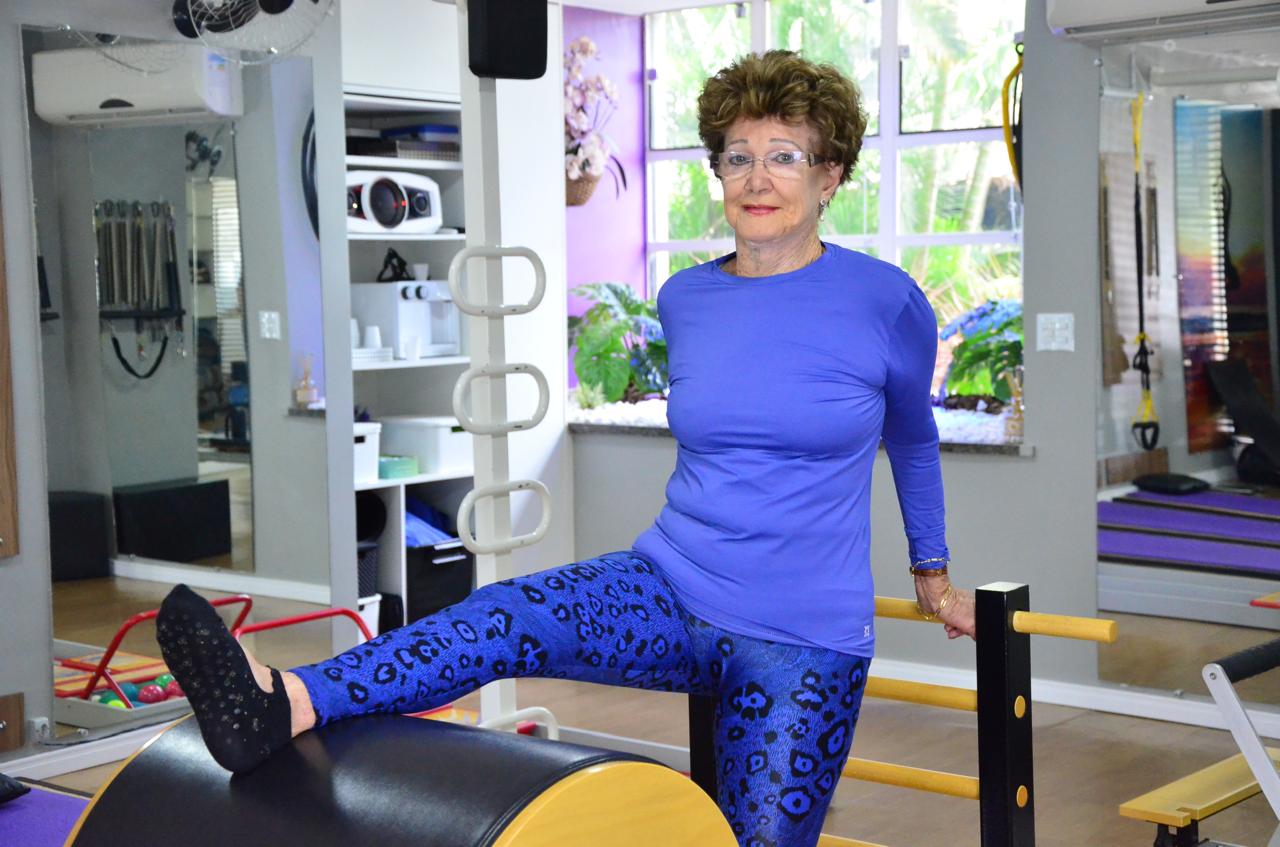 Aula de Alongamento e Mobilidade no Studio Tatiane Lasneaux